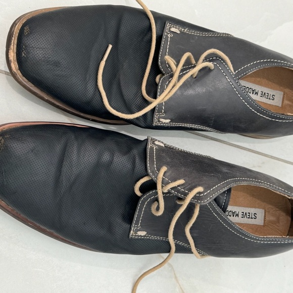 🔥 Steve Madden Mens Arrunn Perforated Oxford Loafer - Picture 4 of 6